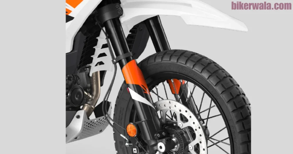suspension of 2025 KTM 390 Adventure