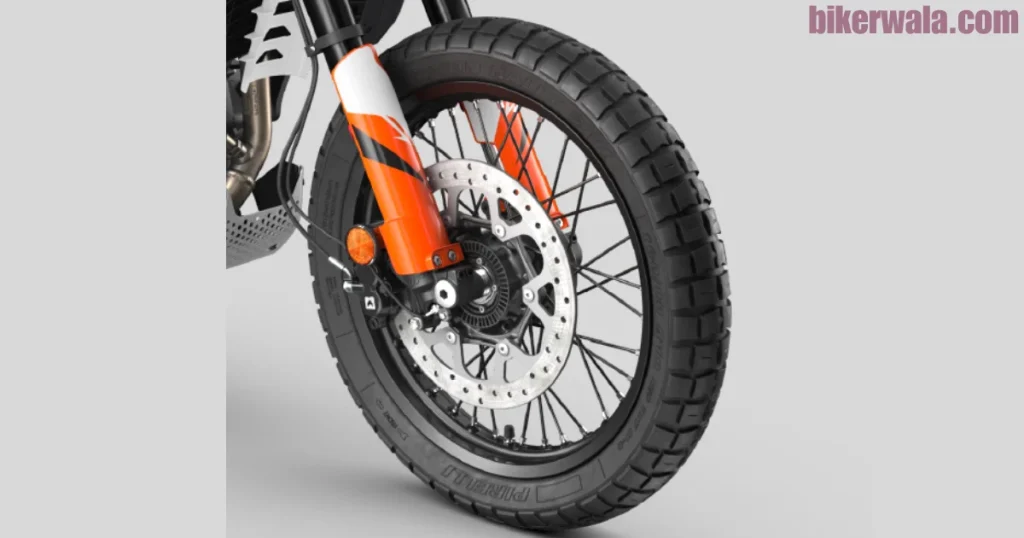 tubeless tyres of 2025 KTM 390 Adventure